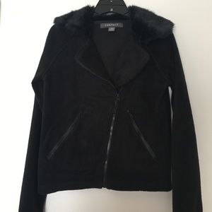 Black fleece sweater, size M